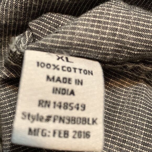 P d & c Men’s Short Sleeve Grey Casual Shirt XL - Picture 8 of 8